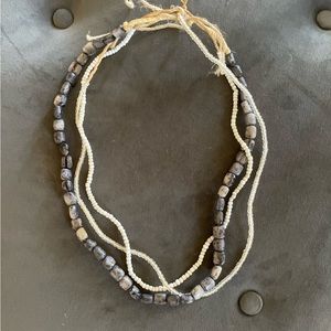 Twine & Twig triple necklace